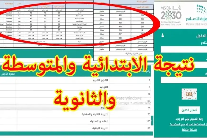 جميع المراحل التعليمية.. نتائج الطلاب الفصل الثالث عبر نظام نور 1445 بدون كلمة سر