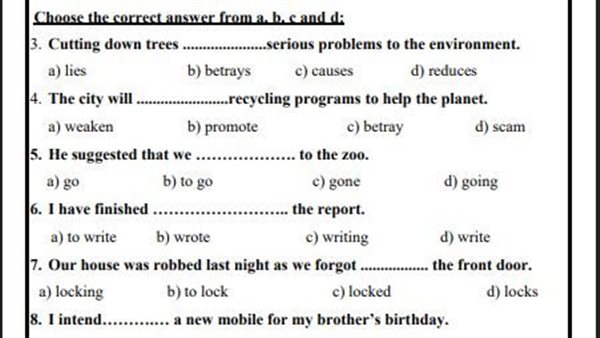 تقييمات الاسبوع التاسع اولى ثانوي