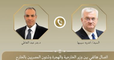 وزير الخارجية يبحث مع نظيره الأوكرانى العلاقات الثنائية والقضايا المشتركة