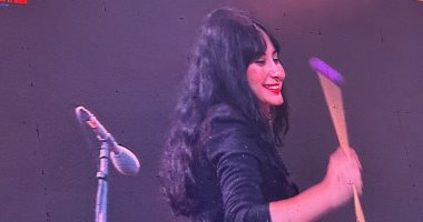 نسمة عبد العزيز تشارك الموسيقار عمر خيرت فى حفل مهرجان الفسطاط الشتوي