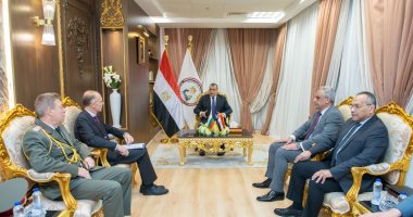 وزير الدولة للإنتاج الحربي يستقبل سفير بلغاريا بالقاهرة