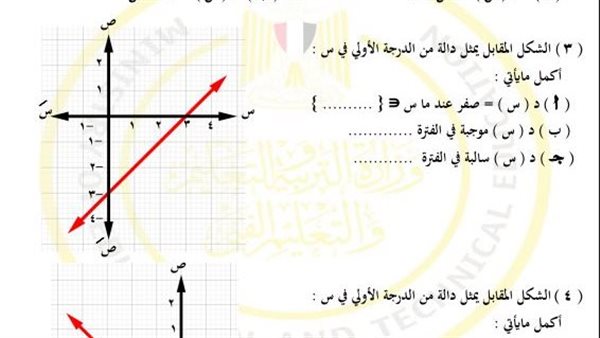 تقييمات الاسبوع العاشر اولى ثانوي