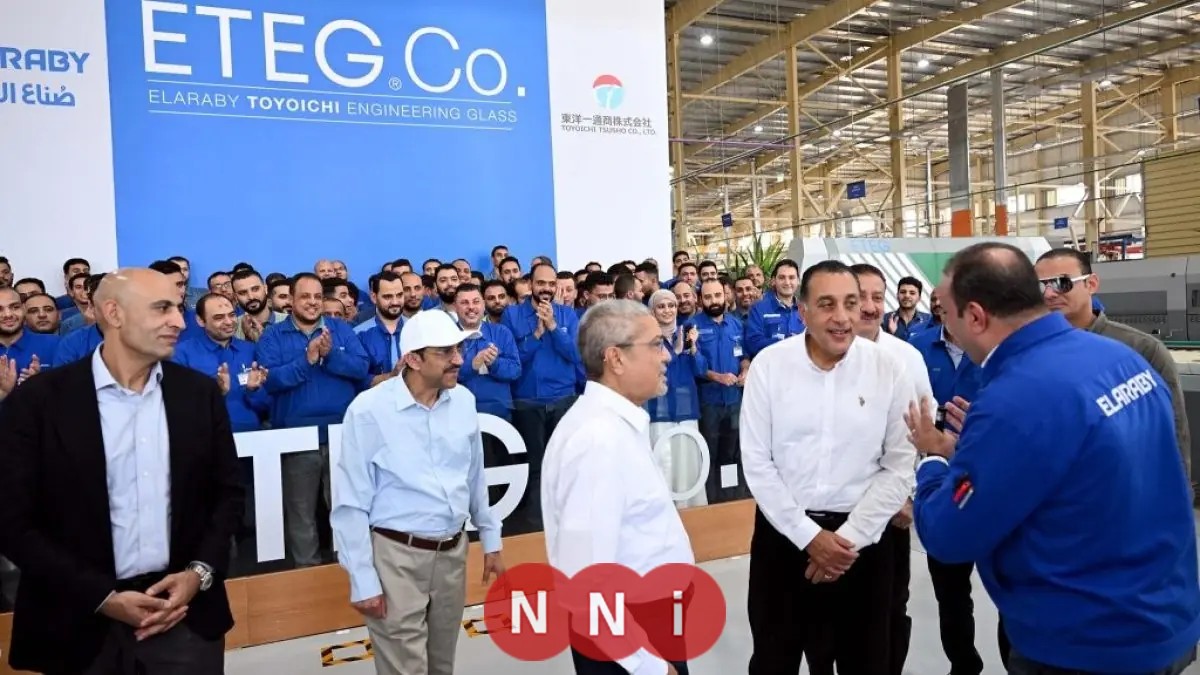 رئيس الوزراء يتفقد مصنع العربي تويواتشي للزجاج الهندسي في مدينة قويسنا الصناعية بالمنوفية
