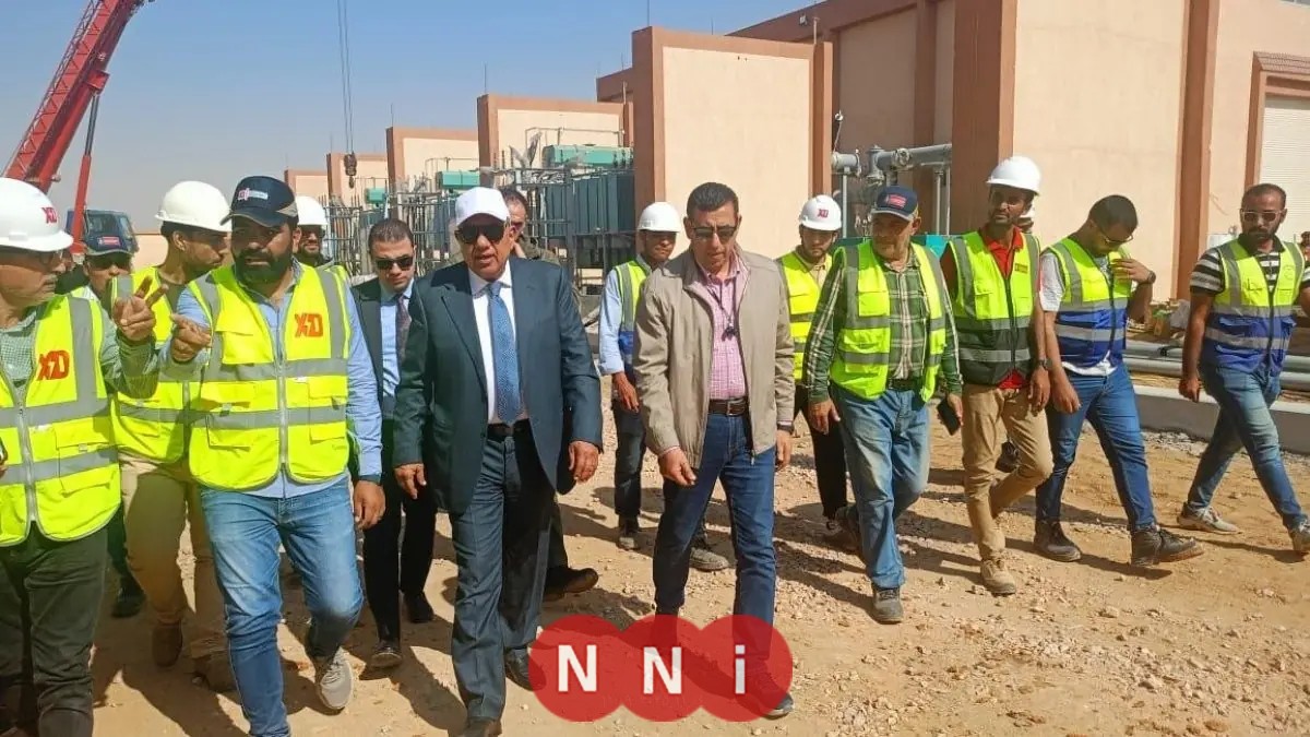 وزير الكهرباء يقوم بجولة تفقدية في محطة محولات ND5 بقدرة 350 ميجا فولت أمبير
