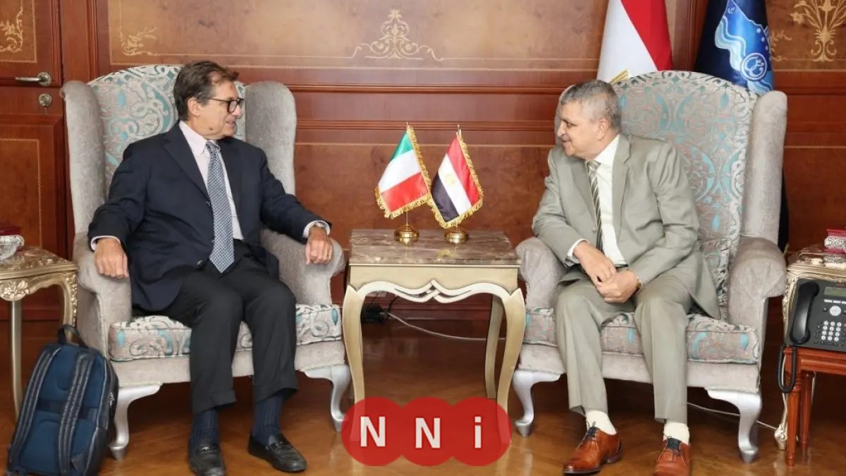 الفريق أسامة ربيع يناقش مع المبعوث الإيطالي لمشروع IMEC تعزيز التعاون المشترك