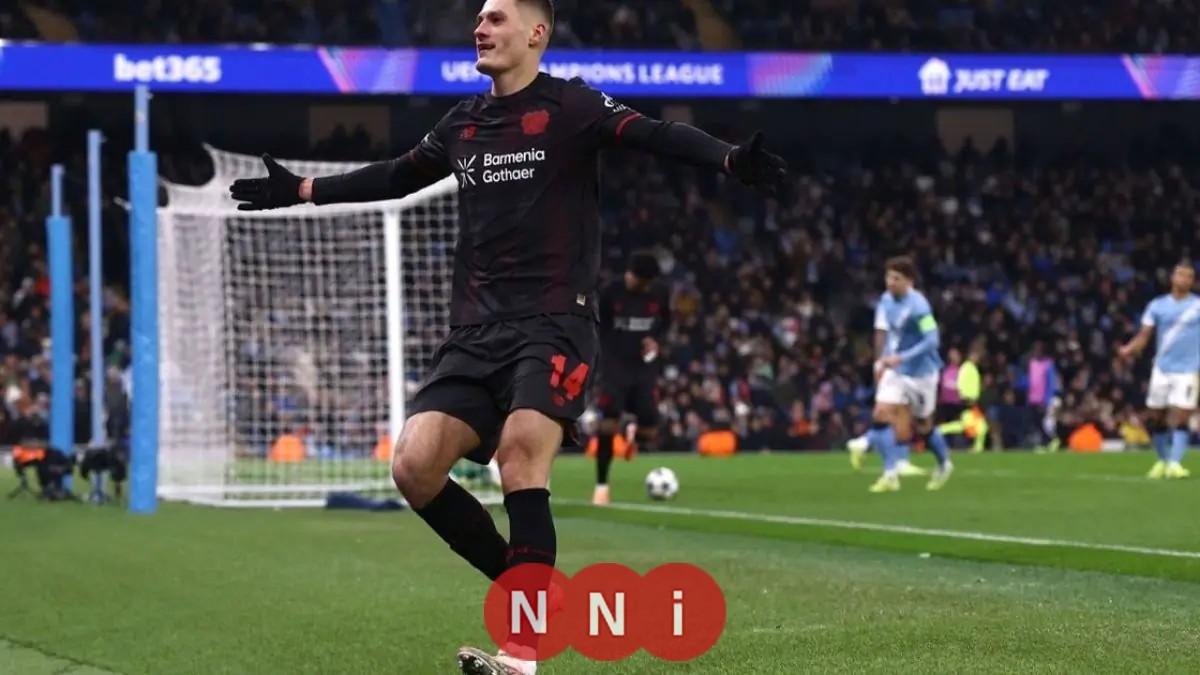 ليفركوزن يحقق انتصاراً مذهلاً بثنائية ضد مانشستر سيتي في ملعب الاتحاد