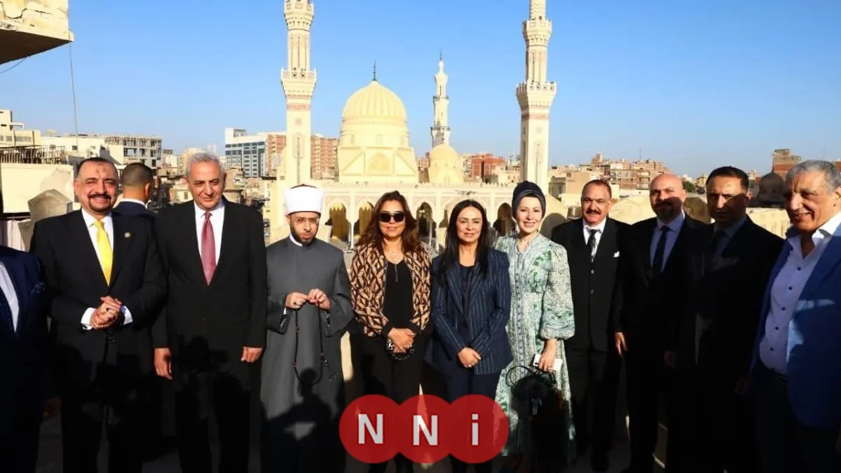 تفقد وزراء التضامن والتنمية المحلية والأوقاف أعمال تطوير منطقة مسجد السيد البدوي