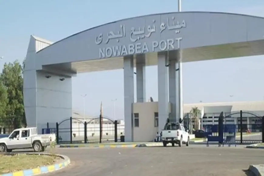 تداول 3200 طن بضائع عامة و418 شاحنة بميناء نويبع البحري