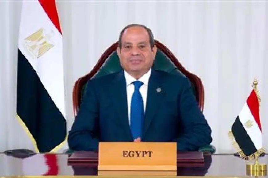 الرئيس السيسي يوجه نداء للعالم من مصر هبة النيل: الماء حق لكل إنسان
