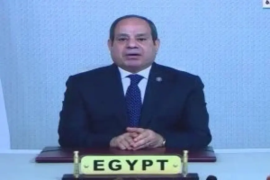 الرئيس السيسي: أزمة الشح المائي تصاعدت بسبب المشروعات العملاقة التي تستغل الأنهار بشكل غير مدروس