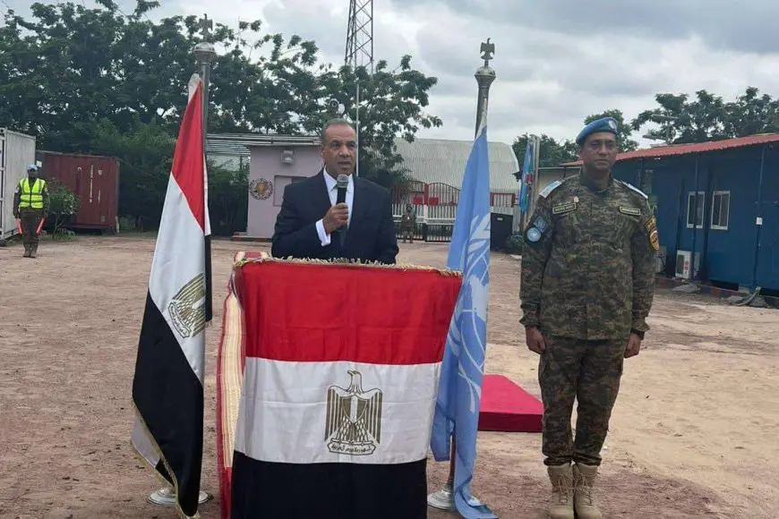 وزير الخارجية يلتقي كتيبة الشرطة المصرية المشاركة في حفظ السلام بالكونغو الديمقراطية