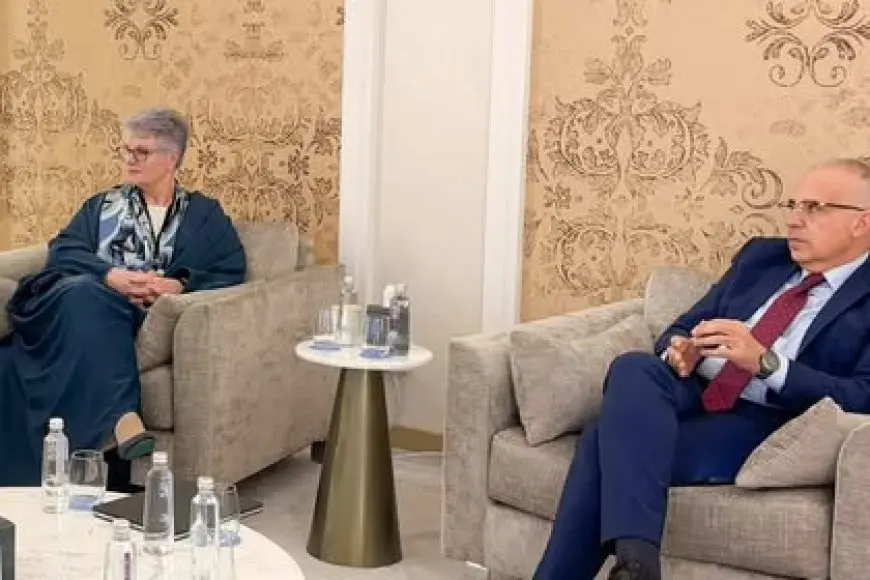 وزير الري يبحث مع مسئولين دوليين الإعداد لمشروع تحلية المياه بالطاقة الشمسية لأغراض الزراعة