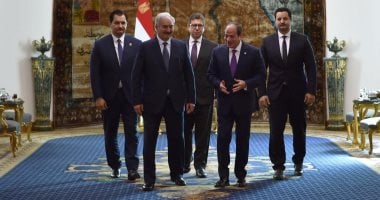 الرئيس السيسى: ملتزمون بتقديم الدعم والمساندة للجيش والمؤسسات الوطنية الليبية