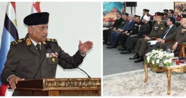 وزير الدفاع يشهد مناقشة البحث الرئيسى للأكاديمية العسكرية للدراسات العليا