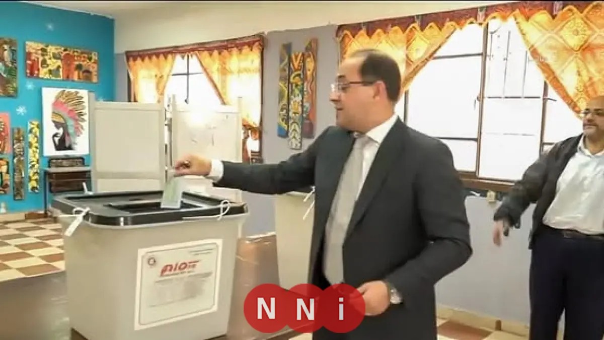 وزير المالية يشارك في التصويت بانتخابات مجلس النواب