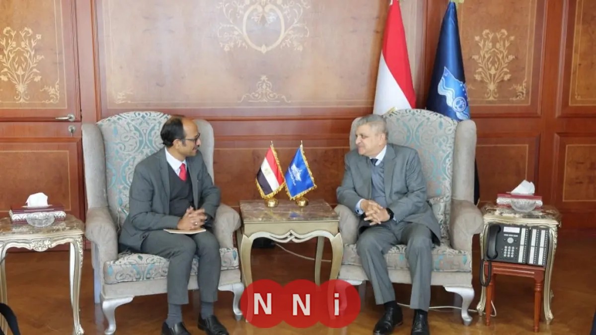 أسامة ربيع يبحث تعاون مشترك مع ممثل الأمم المتحدة للحد من مخاطر الكوارث