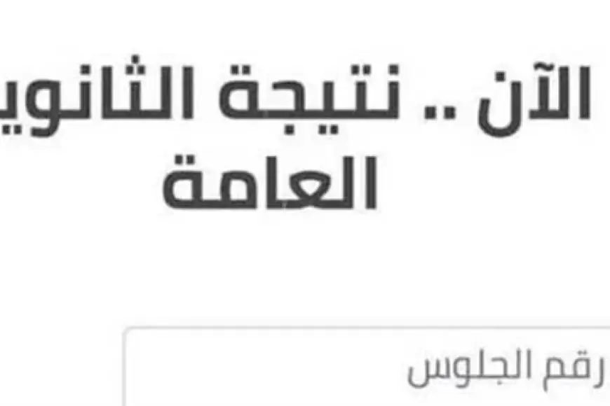 عايز تعرف نتيجة الثانوية العامة 2024 برقم الجلوس؟ أوائل الجمهورية اتعلنوا على moe.gov.eg