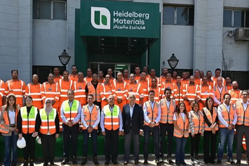 كامل الوزير يفتتح محطة استعادة الطاقة المهدرة بشركة هايدلبرج ماتيريالز للأسمنت