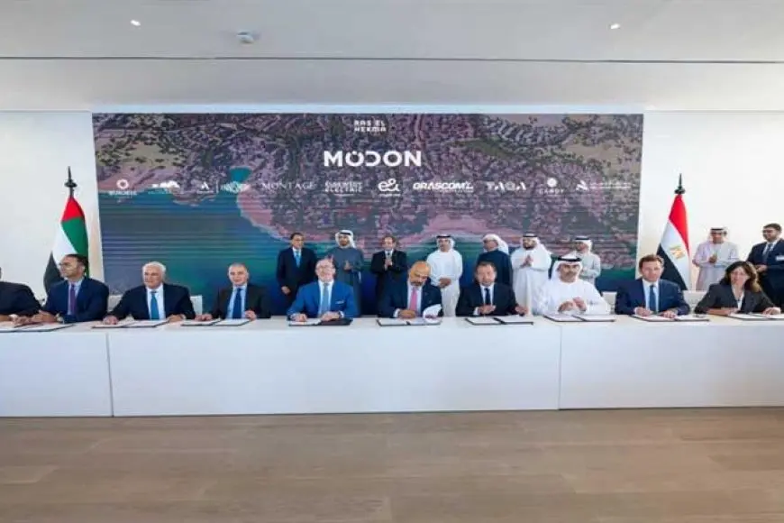 منها “أوراسكوم للإنشاءات” و”&e مصر”.. اتفاقيات مع 10 شركات مصرية وعالمية لتطوير مدينة رأس الحكمة