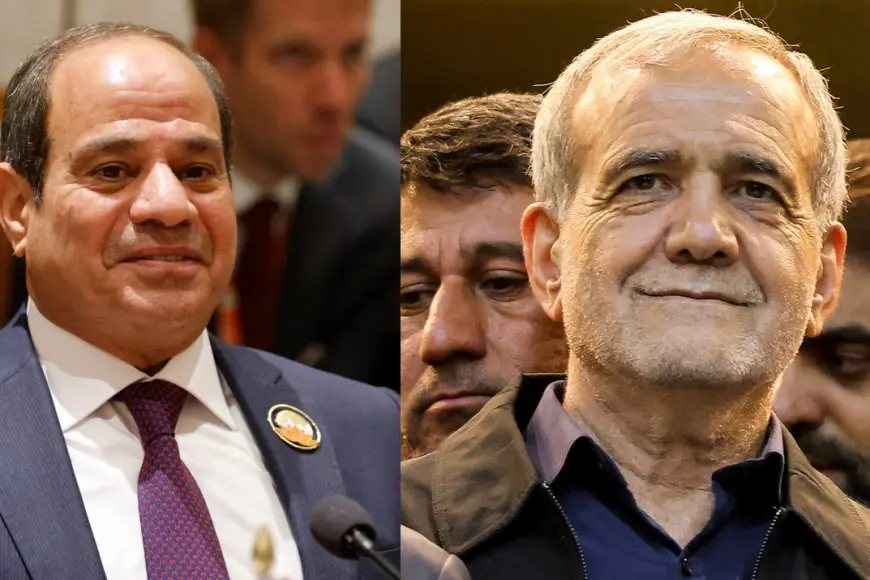 الرئيس السيسي يبحث مع نظيره الإيراني جهود وقف إطلاق النار في غزة ولبنان