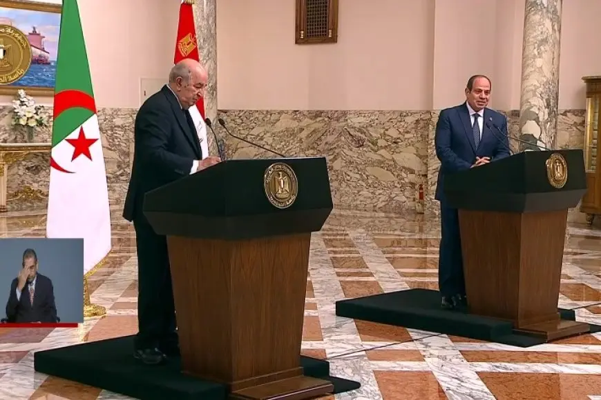 الرئيس السيسي: 5000 شركة مصرية يمكنها العمل بالجزائر في أي مشروعات للبنية الأساسية