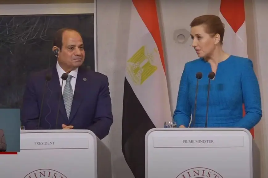 الرئيس السيسي ورئيسة وزراء الدنمارك يشهدان توقيع إعلان ترفيع العلاقات بين البلدين إلى «الإستراتيجية»