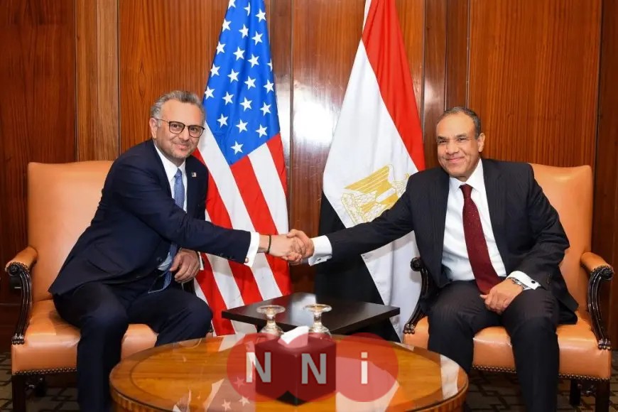 وزير الخارجية يلتقي مسعد بولس، كبير مستشاري الرئيس الأمريكي