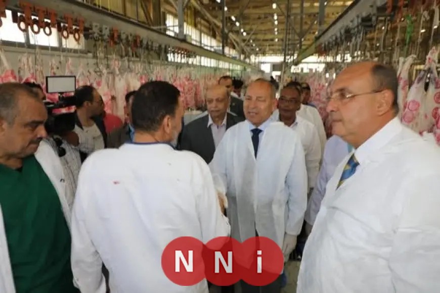 محافظ القاهرة يتابع تنفيذ الإجراءات الصحية خلال عملية الذبح وفحص الذبائح في مجزر 15 مايو