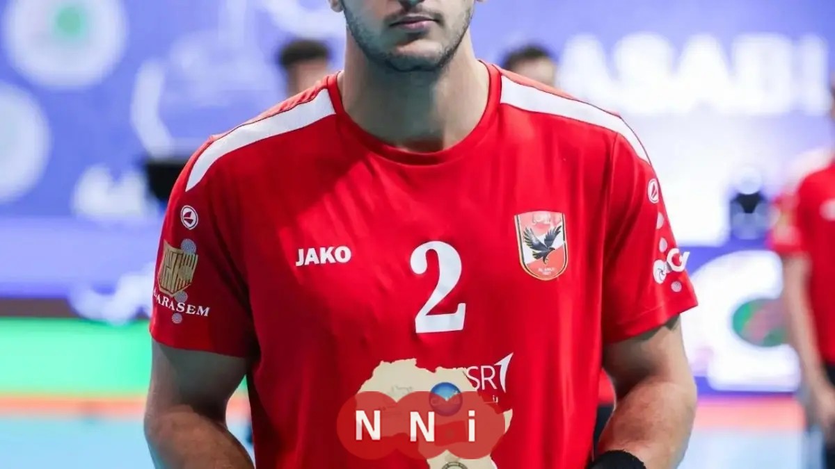 نبيل شريف يتألق كأفضل لاعب في مباراة الأهلي وشبيبة كينشاسا في كرة اليد