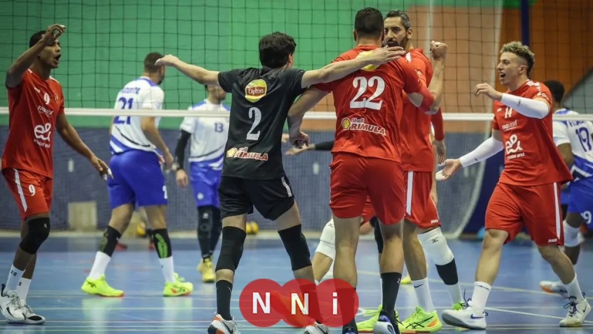 انتصار رجال طائرة الأهلي على سموحة في دوري المرتبط