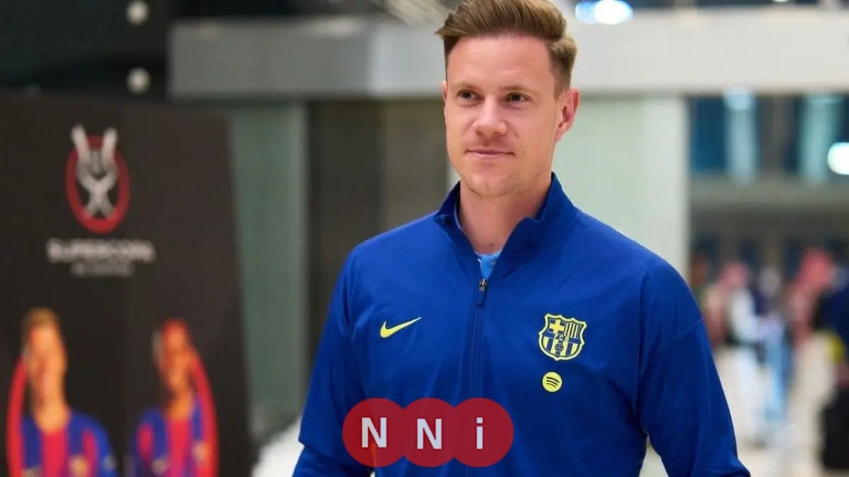 صدمة كبرى حارس برشلونة يغادر السعودية بشكل مفاجئ بسبب إصابة قبل كأس السوبر