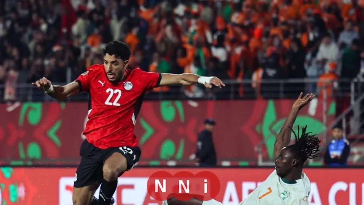 منتخب مصر يهيمن على كوت ديفوار بثنائية مذهلة في الشوط الأول