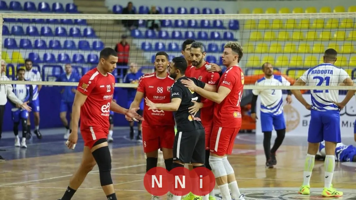 فوز ساحق لرجال طائرة الأهلي على سموحة في دوري المرتبط