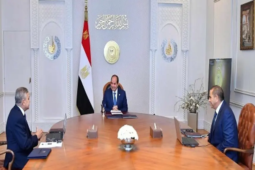 السيسي يوجه باستمرار العمل على تقديم الخدمات الملاحية والبحرية بقناة السويس رغم الأوضاع الراهنة