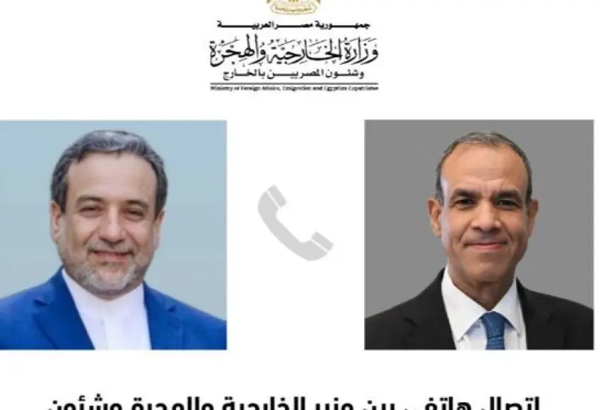 وزير الخارجية يعرب لنظيره الإيراني عن قلق مصر البالغ من التصعيد المتزايد بالمنطقة