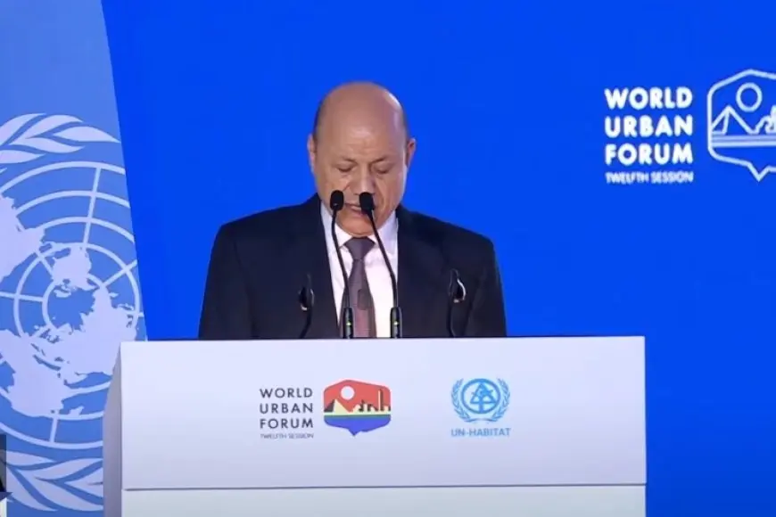 رئيس مجلس القيادة الرئاسي باليمن: 657 مليار دولار خسائر متوقعة بحلول 2030 حال استمرار الحرب